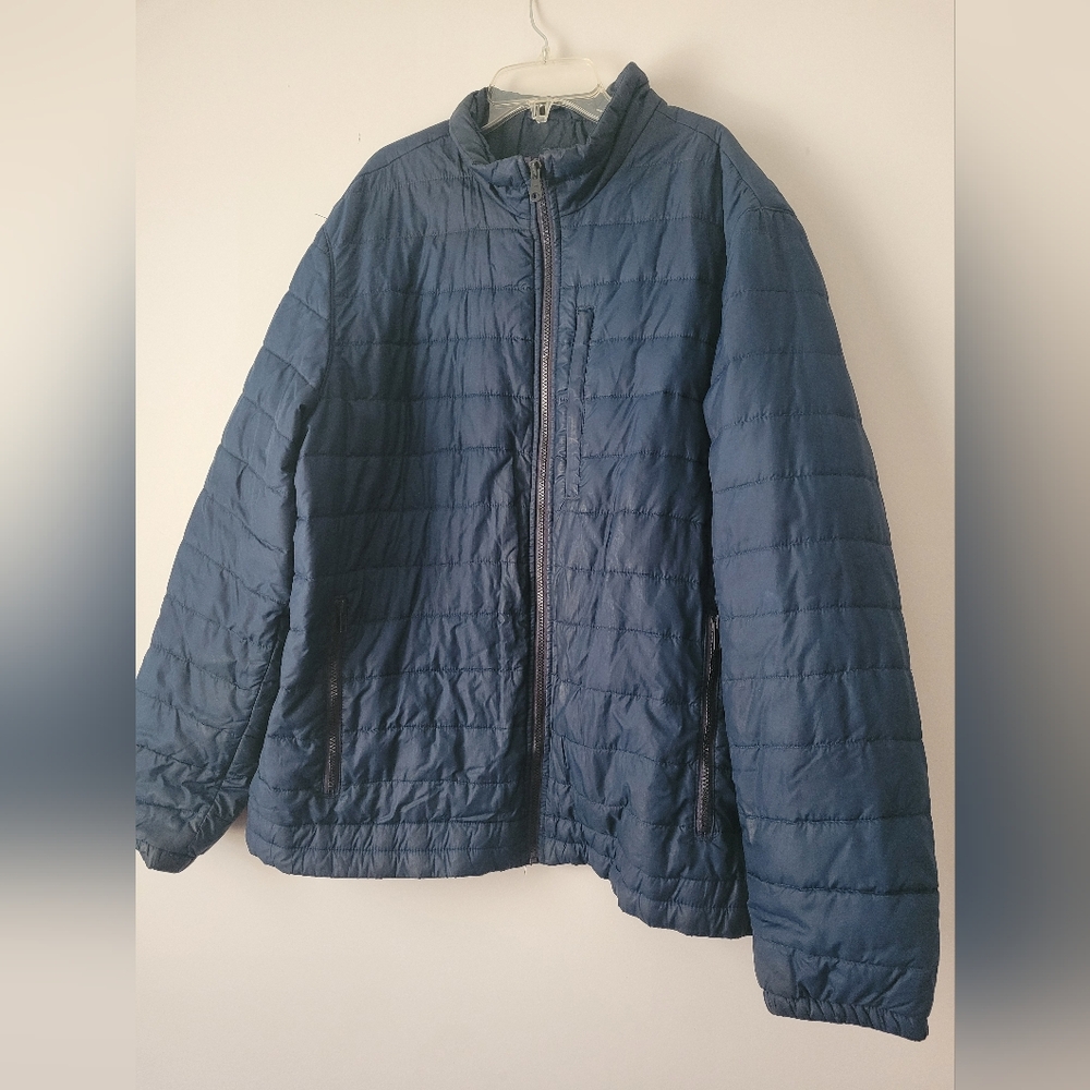Gap men zippered jacket blue size XL